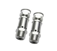 1 PZ 1/4 "1/2" 0.5-10Bar 0.05-1.0Mpa valvola limitatrice di pressione a molla in acciaio inossidabile 304(4 Bar,1l2)