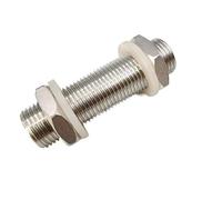 1 pz 1/4" 3/8" 1/2" 3/4" 1" BSP Maschio Filettatura Completa 304 Acciaio Inox Serbatoio Acqua Nipplo Raccordo Tubo Connettore Adattatore Accoppiatore(Length 30mm,3/4")