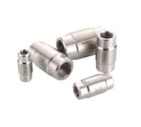 1 pz 1/4 "3/8" 1/2 "3/4" 1 "BSPT filettatura interna valvola di ritegno ad alta temperatura e alta pressione, valvola di ritegno in acciaio inossidabile SS304(3/8")