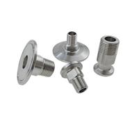 1 pz 1/4" 3/8" 1/2" 3/4" 1" NPT maschio filettato TC25.4 1.5" 2" Tri Clamp raccordo for tubo adattatore connettore(TC 50.5mm,1")