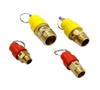 1 pz 1/4'' 3/8" 1/2" BSP 1/3/4/5/6/7/8/10/12 kg valvola di sicurezza for compressore d'aria regolatore di pressione for tubazioni di pressione(3/8",10KG)
