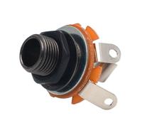 1 PZ 1/4 di Pollice Spina Della Chitarra Presa 2 Conduttore Mono Monte Jacks Riduzione Del Rumore Parte Per Basso Elettrico Chitar