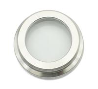 1 pz 1,5" -4" indicatore di flusso sanitario diottrie, rifrattometro ottico in acciaio inossidabile 304, diametro esterno 50,5-119 mm (specchio, 51 mm x ferrule 64)