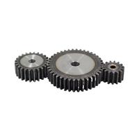 1 pz 1.5M Ingranaggio cilindrico 31 32 33 34 35 36 37 38 39 40 41 42 43 44 45 46 Denti 45# Acciaio 1.5 Modulo Ingranaggio piatto Ingranaggio dritto(32 Teeth (Bore 10mm))