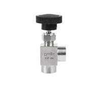1 pz 1/8 "1/4" 3/8" 1/2" BSPT Equal Femmina/Maschio Controllo del flusso di Spegnimento Valvola ad ago (1/8", NPT_Femmina a Femmina)