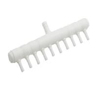 1 pz. 1 a 4/6/8/10/12/16/20 vie, connettore shunt in plastica, bianco PP, deviatore for acquario, distributore di acquari(1 to 16 head)