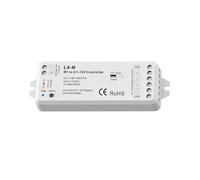 1 PZ 1 o 4 canali Uscita segnale 0/1-10 V Ingresso dimmer 0/1-10 V AC100-240 V, abbinato al telecomando dimmer 256 livelli(L4-M)