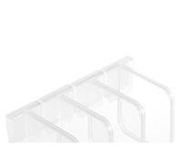 1 pz/1 set porta laterale frigorifero divisorio pannello cucina accessori separatore mensola portaoggetti bottiglia lattina organizer(Style 4 (4Pcs))