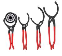 1 pz 10/12/14/16 '' Pinza for filtro olio auto Tipo di chiave a morsetto Filtro olio Strumento di rimozione smontaggio Elemento filtrante Chiave for riparazione camion(14-Inch)