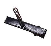 1 pz/10 pz Plain Clip di Capelli Spazi Vuoti Forcina Clip Per Capelli Con Molla Lega Forcina Pianura Barrette Blanks Crafting