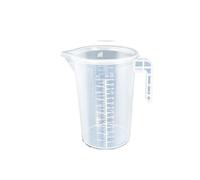 1 pz 100/250/500/1000/2500/3000/5000 ml misurino for liquidi in plastica brocca beccuccio superficie con coperchio strumento di misurazione(8)