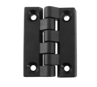 1 pz 100x80mm Cerniera a testa in plastica di nylon pieghevole for mobili in scatola di legno Ferramenta for armadi elettrici Nero