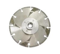 1 pz 105/115/125 mm M14 Filettatura Lama diamantata rinforzata elettrolitica for taglio e levigatura Disco diamantato Lama for sega for marmo(Dia 105MM)