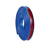 1 pz 10M U-Shape Edge Banding TPE autoadesivo Veneer Edge Trim flessibile Protector fai da te striscia for mobili for piano di lavoro(Blue,10M U 14mm)