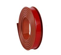 1 pz 10M U-Shape Edge Banding TPE autoadesivo Veneer Edge Trim flessibile Protector fai da te striscia for mobili for piano di lavoro(Brown 10M U,40mm)