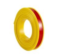 1 pz 10M U-Shape Edge Banding TPE autoadesivo Veneer Edge Trim flessibile Protector fai da te striscia for mobili for piano di lavoro(Yellow,10M U 9mm)