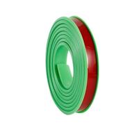 1 pz 10M U-Shape Edge Banding TPE autoadesivo Veneer Edge Trim flessibile Protector fai da te striscia for mobili for piano di lavoro(Green,10M U 18mm)