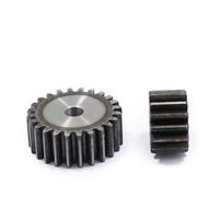 1 pz 10T-30T 1.5M Ingranaggio cilindrico 1.5 Mod Ingranaggio piatto 10 11 12 13 14 15 16 17 18 19 20 21 22 23 24 25 26 27-30 denti 45# Acciaio(15 Teeth (Bore 8mm))