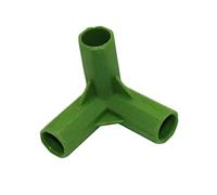 1 pz. 11 mm connettori for pilastri da Giardinaggio in plastica for orto, Piante rampicanti, Staffa for Tenda da Sole, Tubo, palo, Giunti di Collegamento(Green)