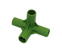 1 pz. 11 mm connettori for pilastri da Giardinaggio in plastica for orto, Piante rampicanti, Staffa for Tenda da Sole, Tubo, palo, Giunti di Collegamento(Black)