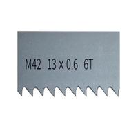1 pz 1140-2240 mm x 13 mm M42 Lame for sega a nastro bimetalliche 8" 9" 10" 12" Lama for sega a nastro for taglio di metallo duro(13x0.6mm 14Tpi,Length 2850mm)