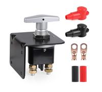 1 pz 12/48 V 1500A for CAMPER Camper Van Camion Barca Auto Batteria Uccidi Kit Interruttore di Massa Taglierina Sezionatore Isolatore con staffa Heavy Duty(Not a lock buckle)