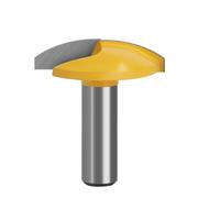 1 pz. 12 mm 1/2" gambo 1-3/4" larghezza piccola fresa for ciotole,65" raggio concavo frese for lavorazione del legno corona(12mm shank)