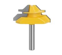 1 pz 12 mm 1/2" gambo medio 45 gradi blocco fresa troncatrice 3/4" stock cutter for utensili for la lavorazione del legno punta for legno(12.7mm shank)