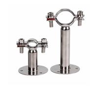 1 pz 12 mm-89 mm tubo O/D acciaio inossidabile morsetto supporto staffa con piastra di base lunghezza asta 50 mm/100 mm/150 mm(38-40mm L100mm)