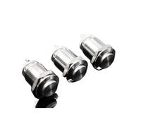 1 pz 12mm chiusura impermeabile con testa alta rotonda pulsante in metallo in acciaio inossidabile avviamento for auto altoparlante a tromba campana blocco automatico