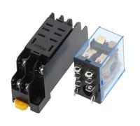 1 pz 12V 24V 36V 110V 220V 380V DC/AC 10A 8PIN Relè di potenza bobina LY2NJ HH62P HHC68A-2Z con presa(DC 12V)