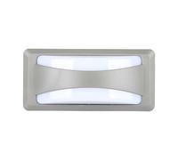 1 pz 12W LED Bulkhead with Softlight 4000K Grey Body IP65