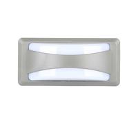 1 pz 12W LLED Bulkhead with Softlight 3000K Grey Body IP65