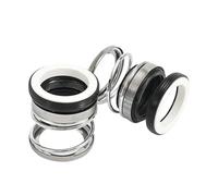 1 pz 15 mm 16 mm 17 mm 18 mm 19 mm 20 mm 22 mm 24 mm 25 mm 28 mm 30 mm Serie 108 Guarnizione meccanica for pompa 'acqua(SIC-SIC-NBR,33mm)