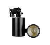1 pz 15W LED Track Light Black Body 6400K