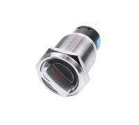 1 PZ 19mm interruttore a pulsante in metallo pulsante rotante NO NC con luce LED blu rosso giallo verde 1NO 1NC 2NO 2NC 3 vie(Red,3 POSITION 2NO2NC_6V)
