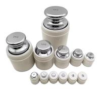 1 pz 1g-20kg M1 grado acciaio inossidabile cromato set di pesi di calibrazione in milligrammi for bilancia elettrica test di bilanciamento 0,1g~1g(200g)
