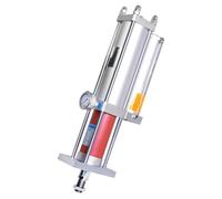 1 pz 1T a 10T Alesaggio 63-100mm Pressione Doppia Azione Standard Pneumatico Idraulico Gas-Liquido Cilindro Booster Pressurizzato(MPT80X150-20-5T)
