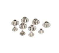 1 pz 2/3/3.17/4/5/6/6.35/7/8/10/11/12/14 mm giunto flangiato rigido motore guida albero accoppiatore connettore con vite di sollevamento(7mm)