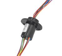 1 pz 2/4//6/8/12/18 Canali Micro Ruota Anello di Contatto 2A Diametro 12.5mm for RC Escavatore Modello FAI DA TE PTZ Giunto Cardanico Elettrico Collettore Anelli(12 Channel)