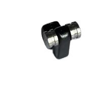1 Pz/2 Pezzi Guida Per Albero Di Montaggio Per Alberi Con Corde Per Chitarra Elettrica Con Viti Accessori Per Chitarra Argento Nero parti di chitarra(Black,3/4)