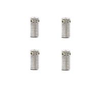 1 pz/2 pz/4 pz Ruota elicoidale Albero elicoidale 0,5 Modulo 20T/25T/30T/35T/40T/50T/60T Alesaggio 4/5/6 mm Ingranaggi a vite senza fine macchinari(Stainless Steel A Worm 0.5M Bore 4mm)