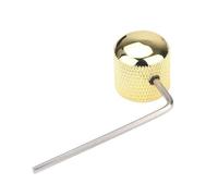 1 Pz/2 Pz Manopole Per Basso Elettrico Manopole A Cupola In Metallo Manopole Di Controllo Del Tono Del Volume Con La Chiave parti di chitarra(Gold,3/4)