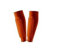 1 pz/2 pz Parastinchi da calcio a nido d'ape, scudi , manicotti for leggings sportivi, protezioni for attrezzatura protettiva per uomo, donna(2 PC Orange,M)