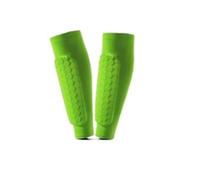1 pz/2 pz Parastinchi da calcio a nido d'ape, scudi , manicotti for leggings sportivi, protezioni for attrezzatura protettiva per uomo, donna(2 PC Green,L)