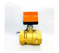 1 PZ 2 "valvola a sfera elettrica in ottone a tre fili a due comandi attuatore elettrico a due vie con interruttore manuale 220 V 24 V 12 V(AC220V)