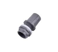 1 pz 20/25/32/40/50 mm PVC connettore serbatoio acqua pesce scarico ingresso uscita tubo di alimentazione raccordi giunto(Gray,1pc I.D 20mm)