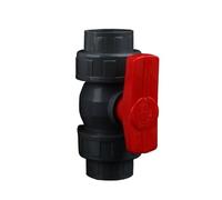 1 pz 20 mm 25 mm 32 mm 40 mm 50 mm Valvola a sfera in PVC Valvola di unione Connettore for tubo dell'acqua in PVC Raccordi for tubi idraulici Valvola di intercettazione scorrevole(Szary,32mm)