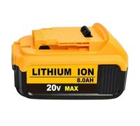 1 Pz 20V 8.0Ah Batteria Di Ricambio Ricaricabile Agli Ioni Di Litio Compatibile Con Dewalt DCB200 DCB204 DCB206 DCB206-2 DCB201 DCB203 DCB181 Accessori Per Elettroutensili