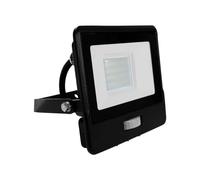 1 pz 20W LED PIR Sensor Floodlight Samsung Chip Black Body 6500K 1m Cable